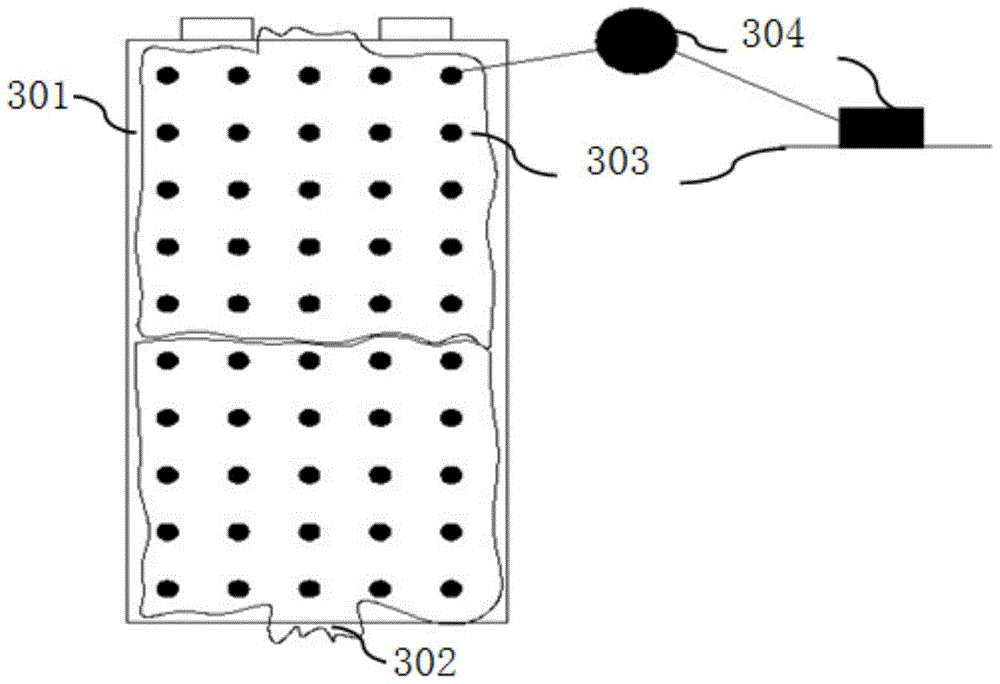 Safety monitoring method for internal diaphragm of lithium-ion power battery