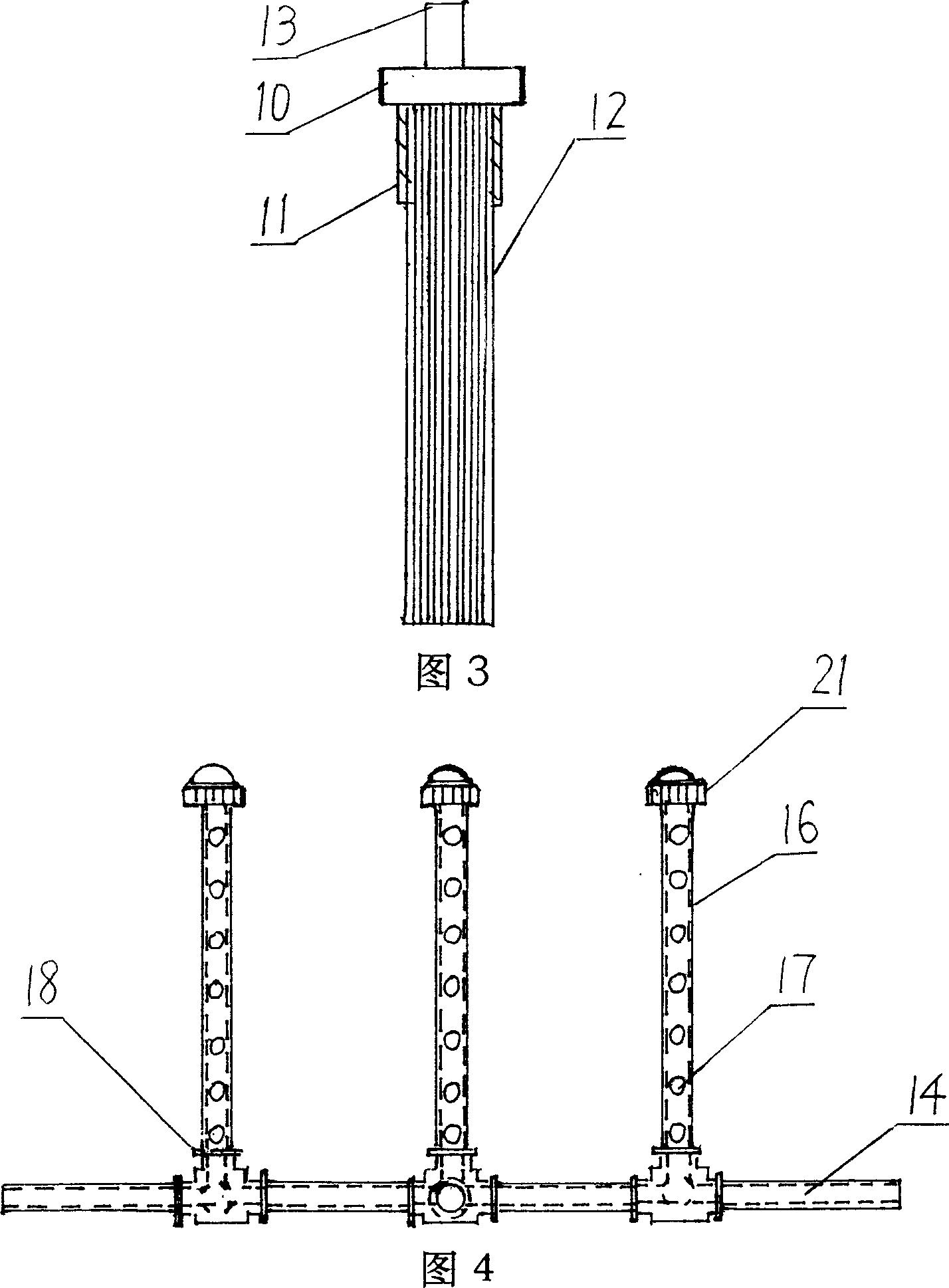 Fully-automatic middle-water deep purifying and regenerating water reuse apparatus and process