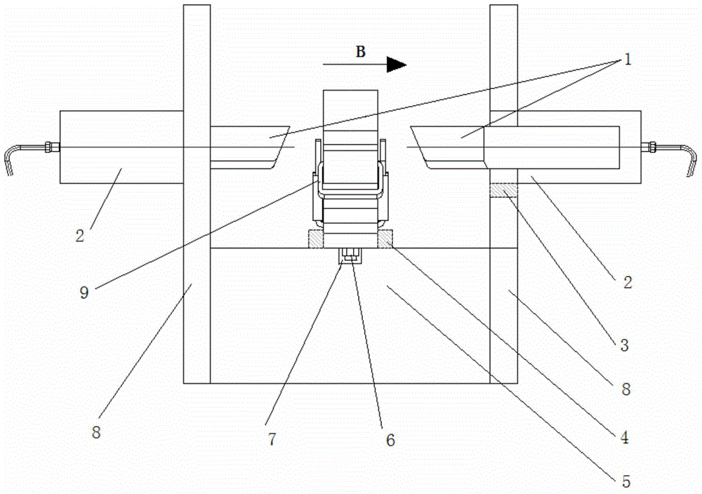 Equipment and method for assembling plate spring clamp