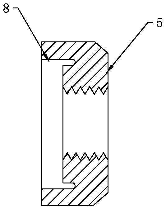 Bolt connecting and fastening device for third-rail train current collectors and slide plates