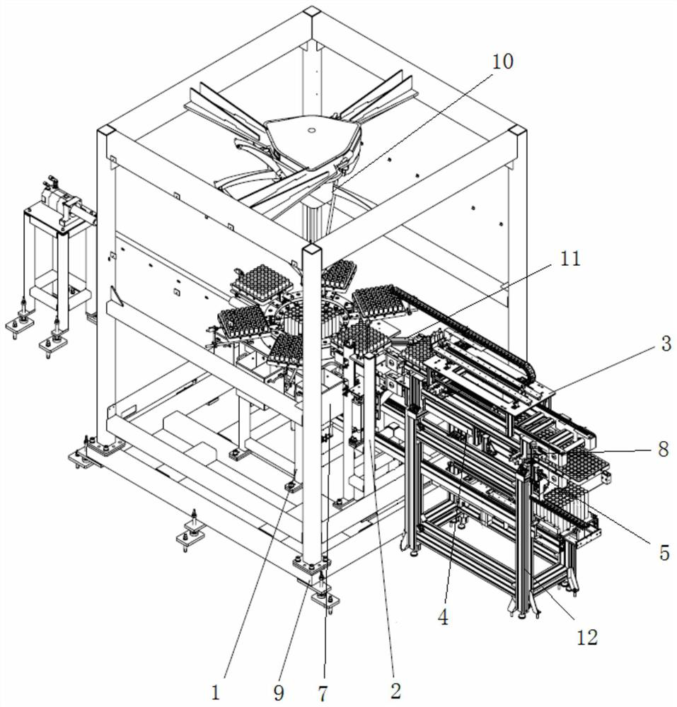 A combined fireworks automatic production line