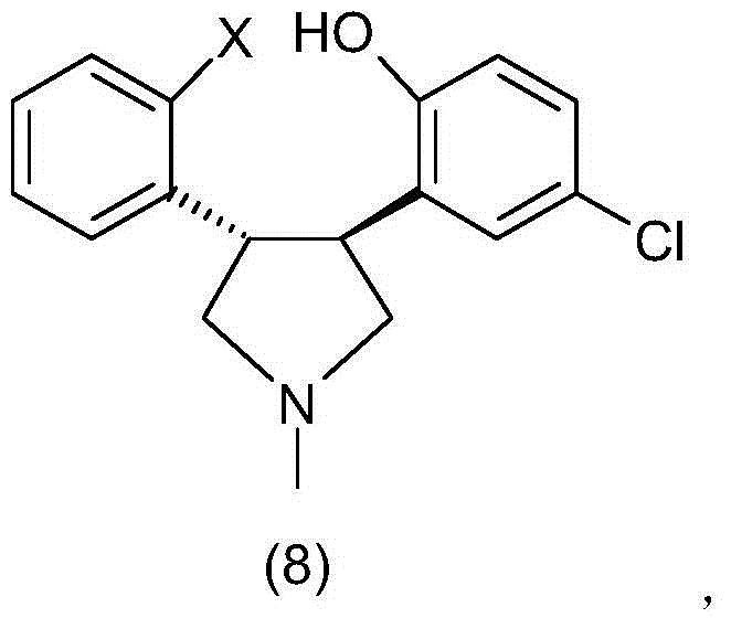 Preparation method of asenapine and intermediate used for preparing asenapine