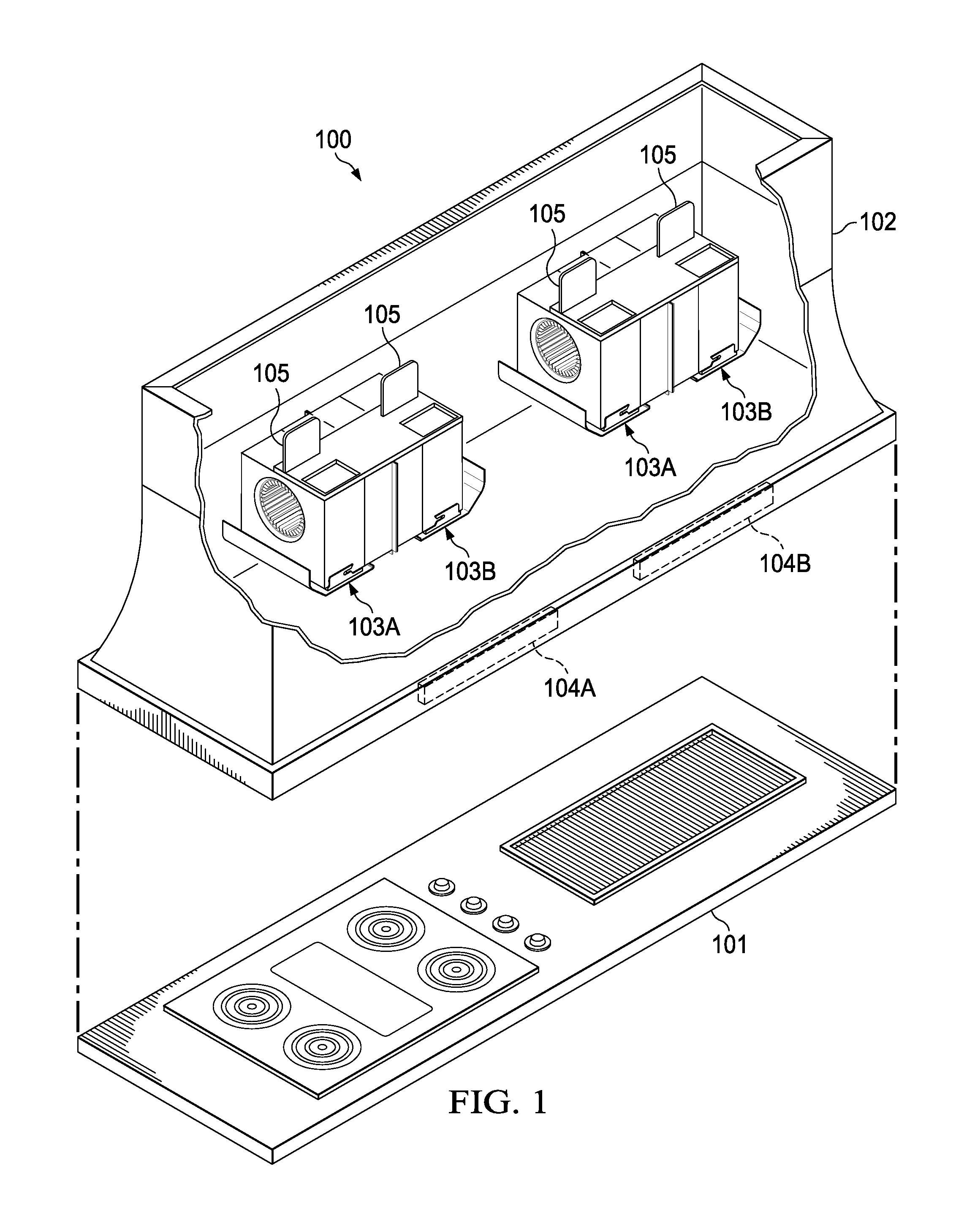 Systems and methods for collecting and removing cooking byproducts in a kitchen ventilation system