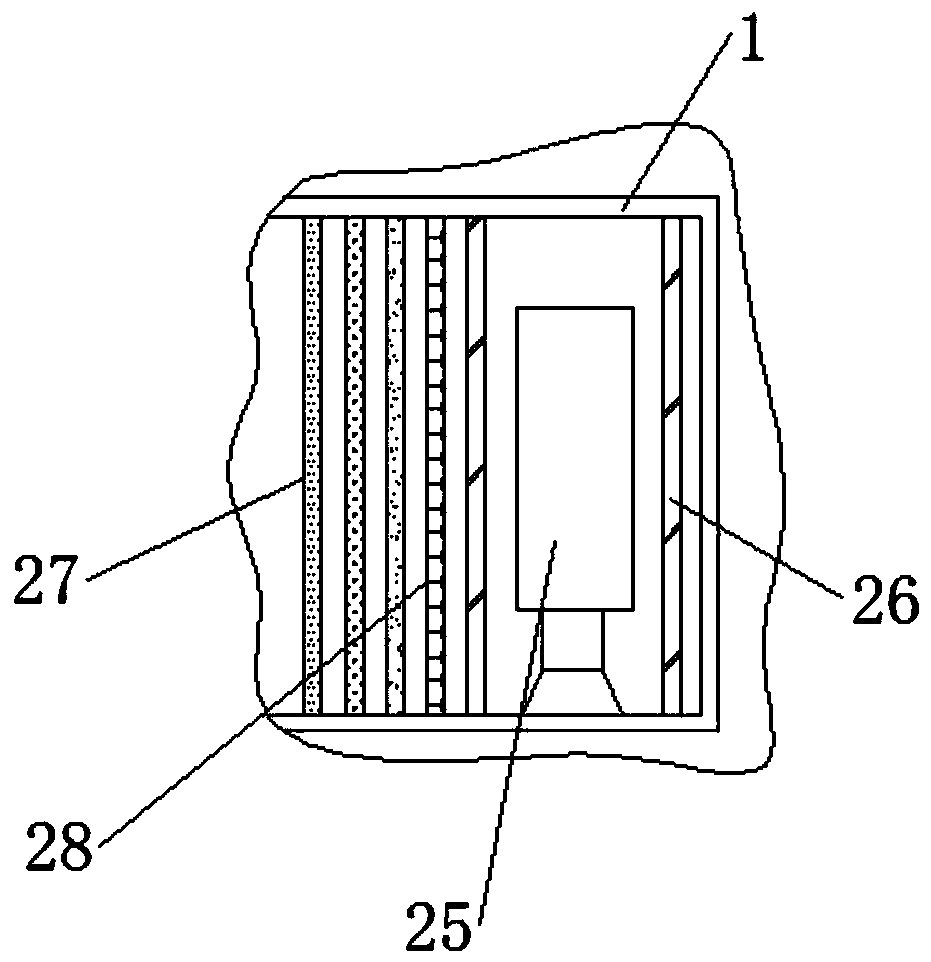 Indoor air filtering purifying device