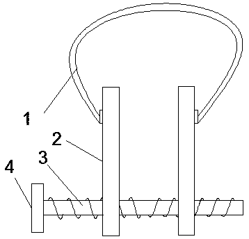 Dedicated grounding wire clamp for power cable wiring terminal