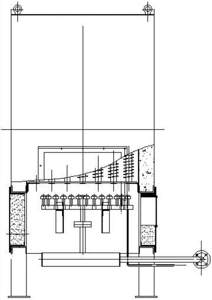 Finned-tube hot air gas furnace