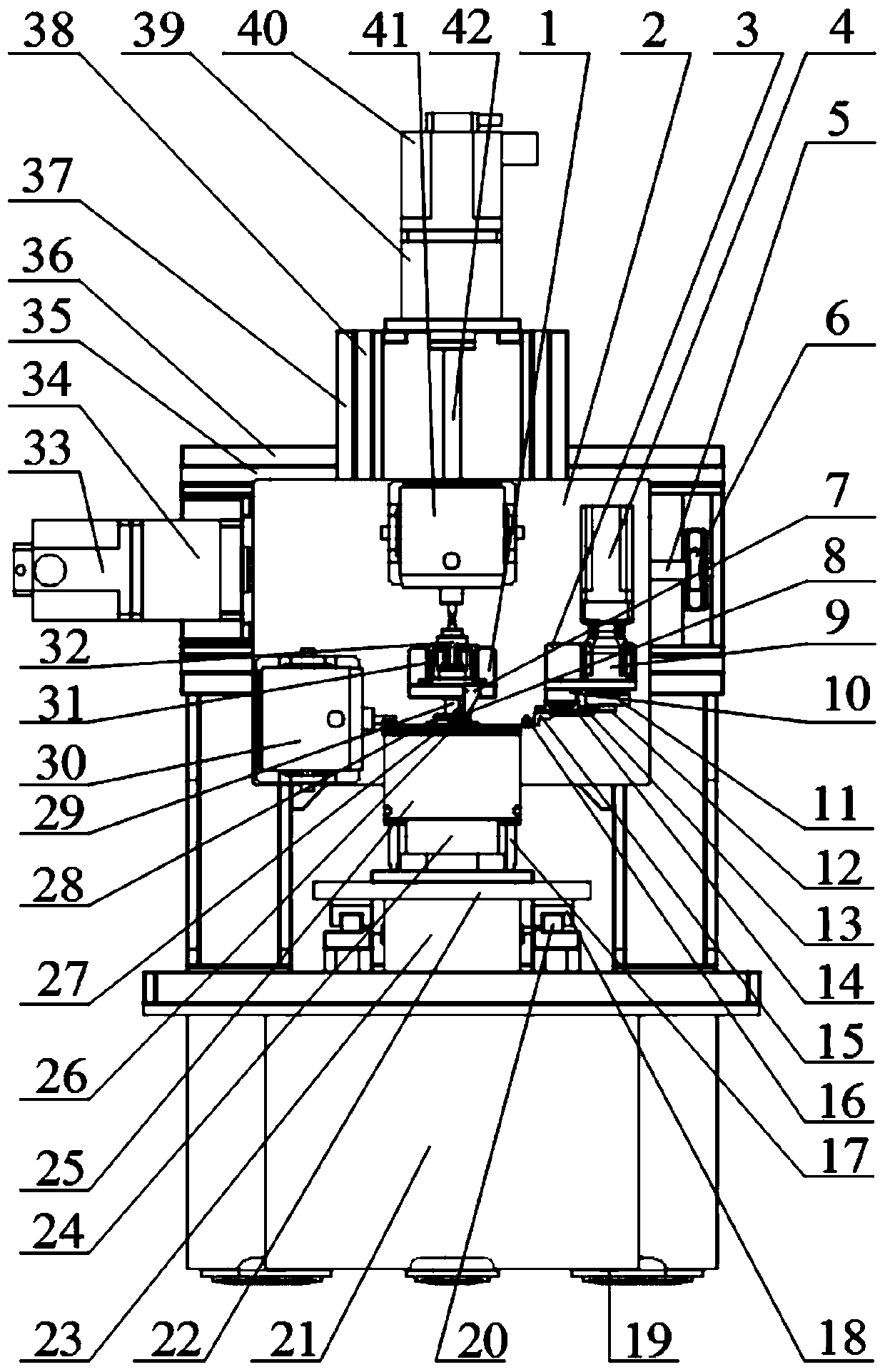 A multifunctional vibration contact testing machine