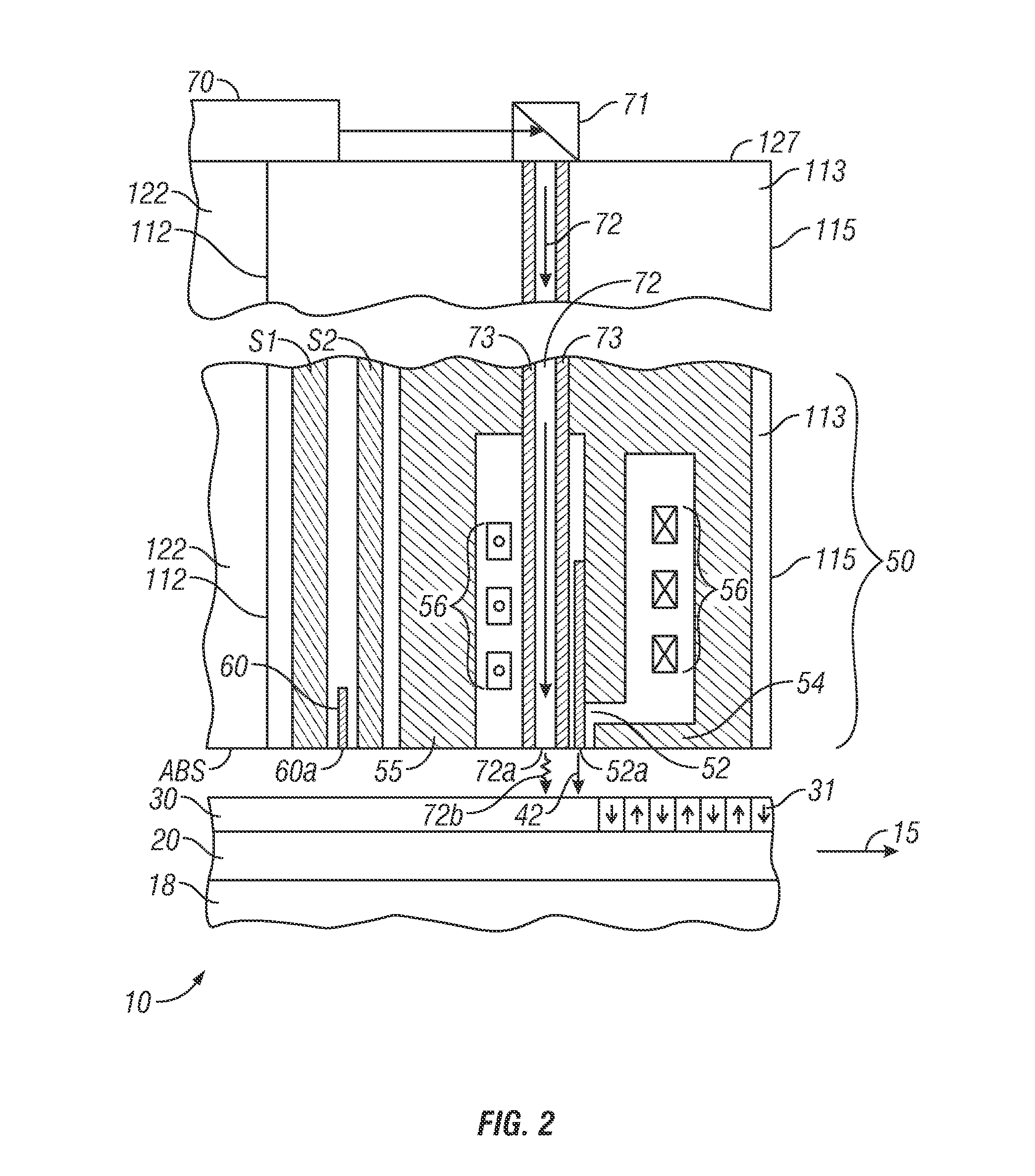 Shingled-writing thermal assistance recording (TAR) disk drive with avoidance of adjacent track erasure from a wide-area heater