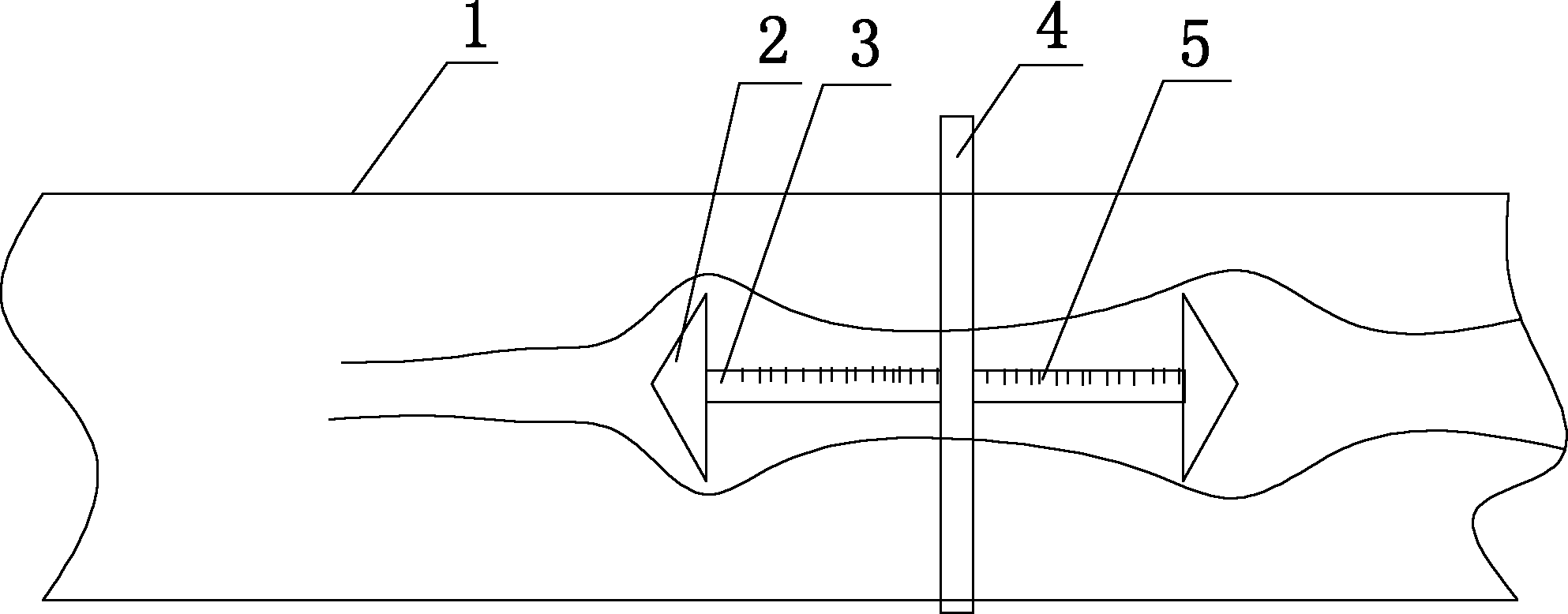 Differential flowmeter