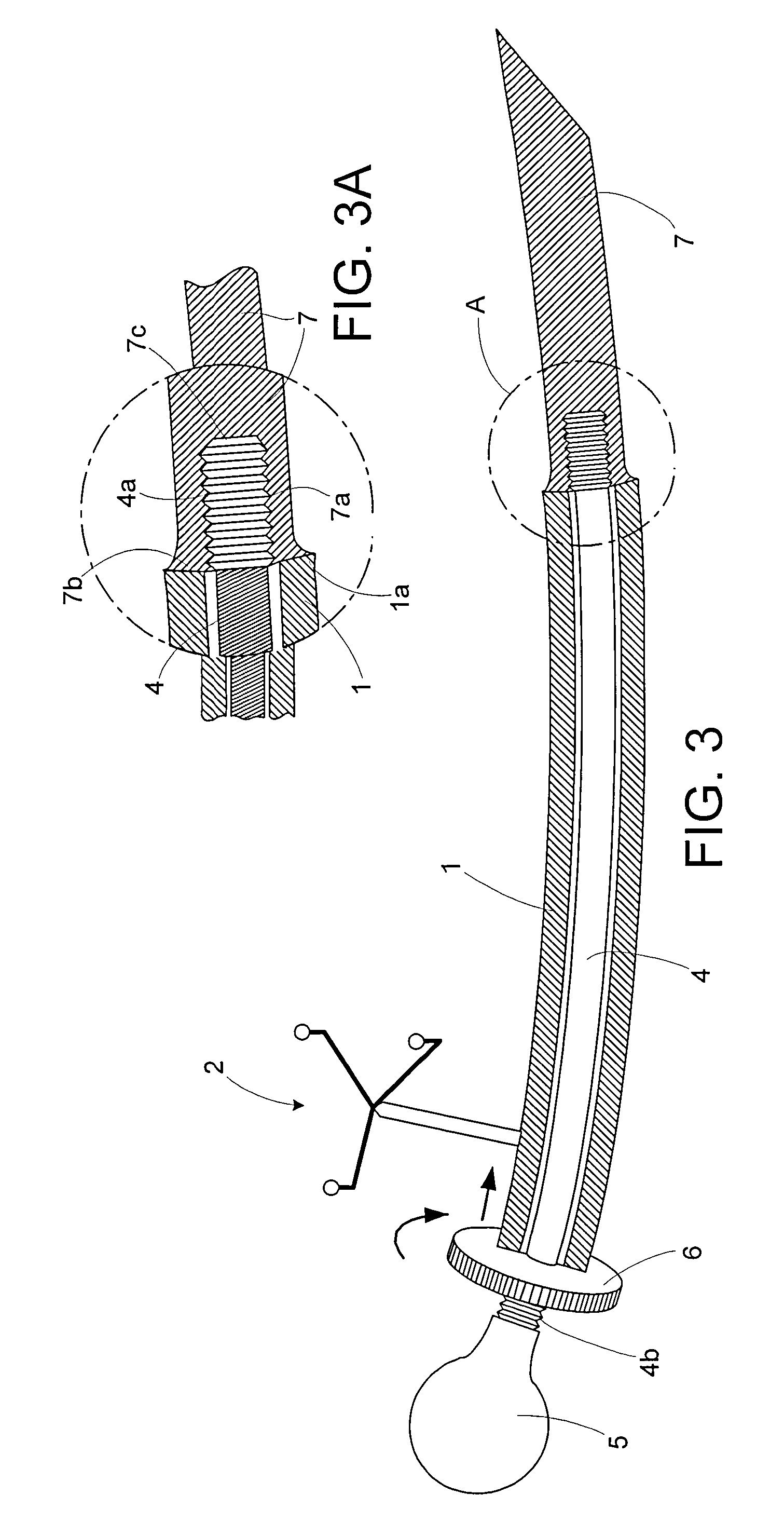 Device and method for calibrating an element and device and system for positioning an element