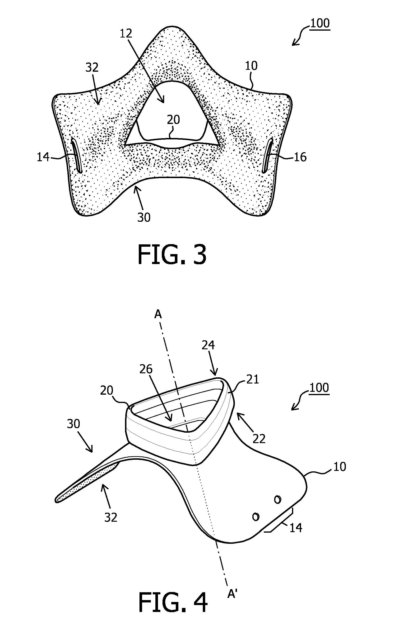 Wearable medical support for delivery of fluids to the nose