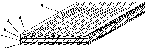 Air-purifying high-strength three-dimensional solid wood composite board and preparation method thereof