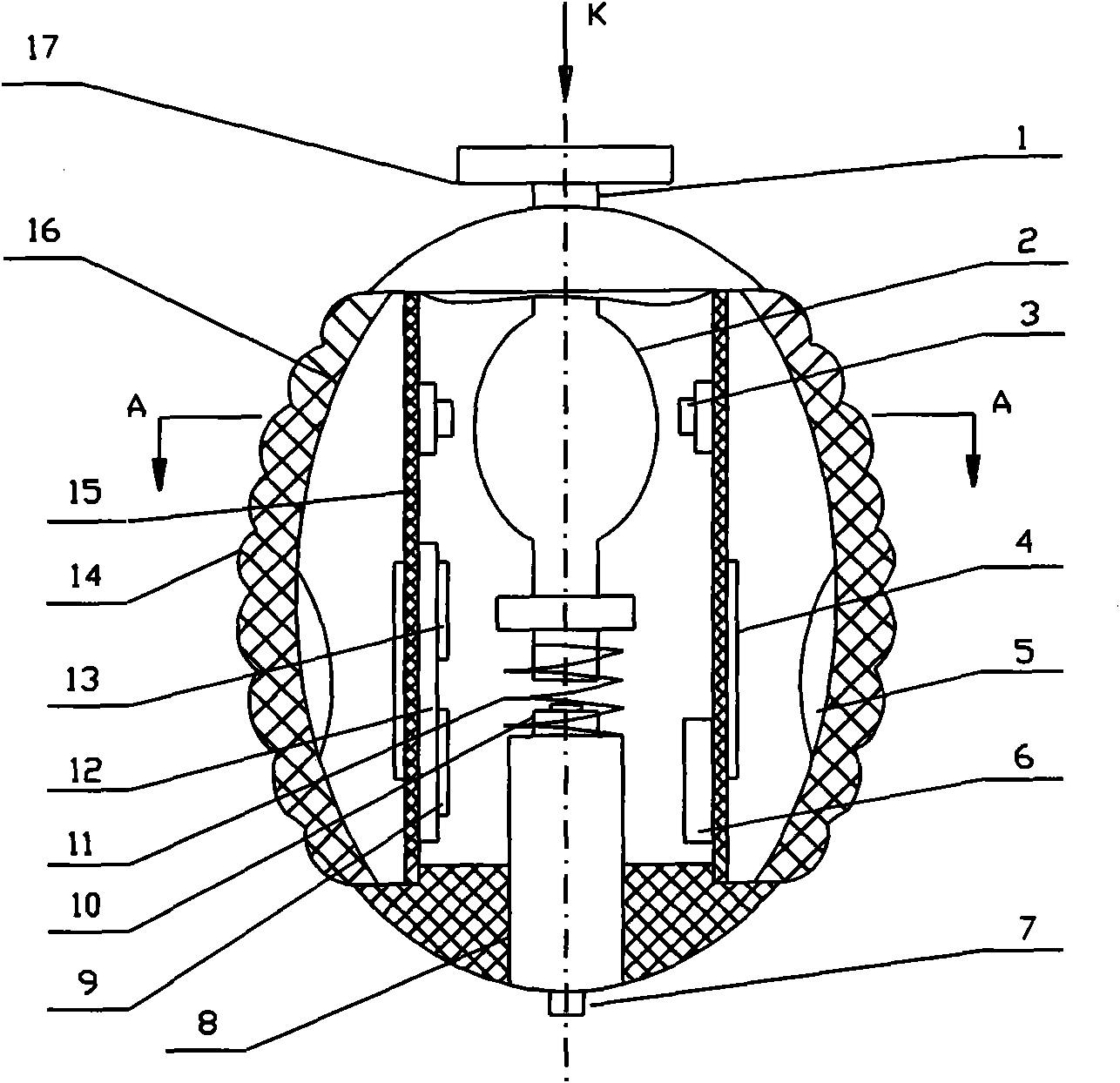 Multifunctional ellipsoidal mouse