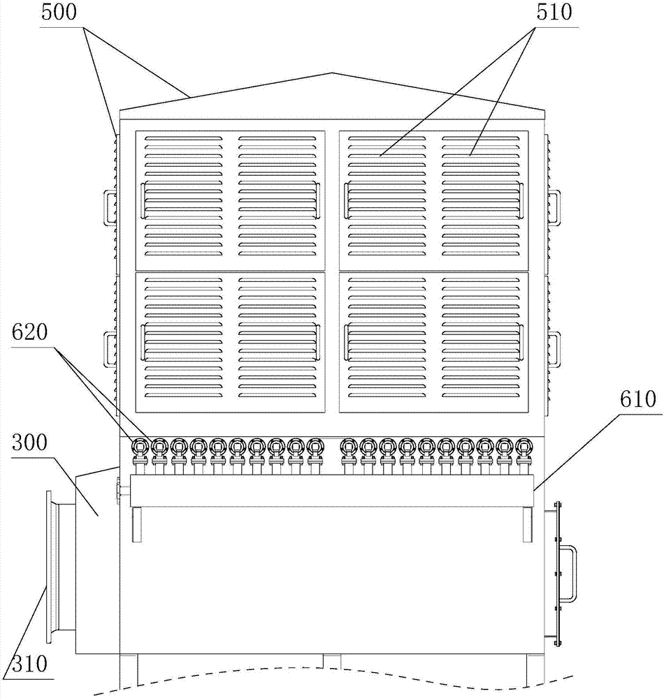 Rigid member for installing filtering element on pore plate and filtering structure applying rigid member