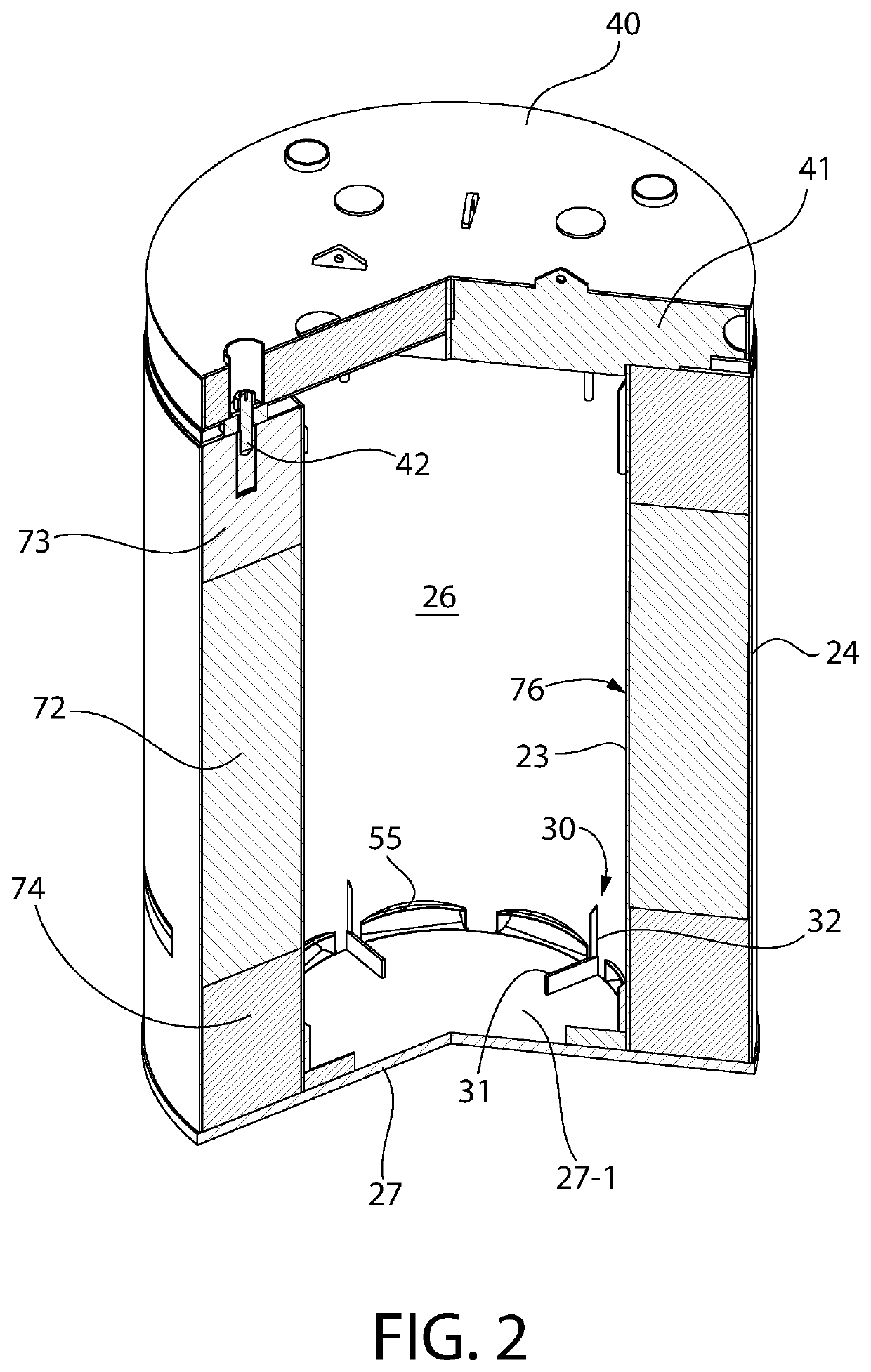 Flood and wind-resistant ventilated module for spent nuclear fuel storage