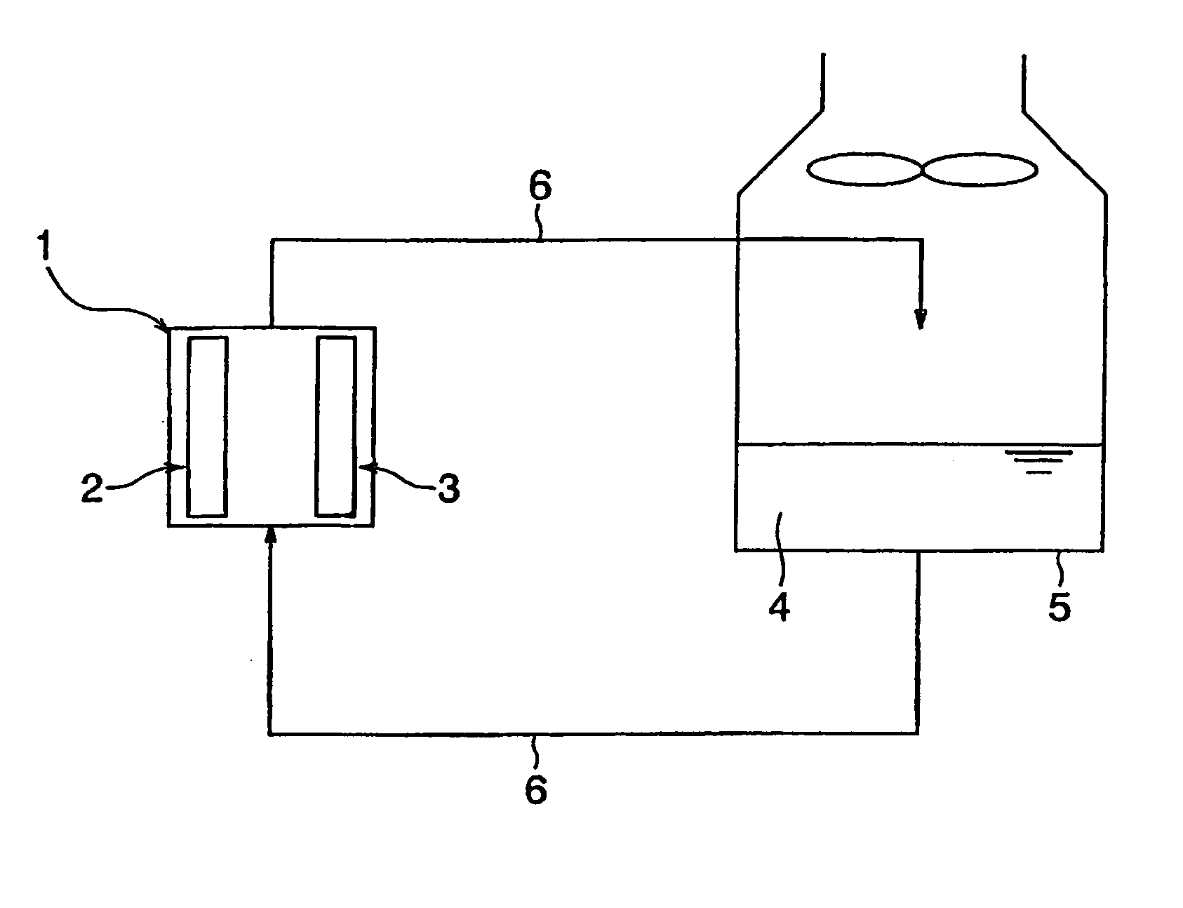 Electrochemical sterilizing and bacteriostatic method