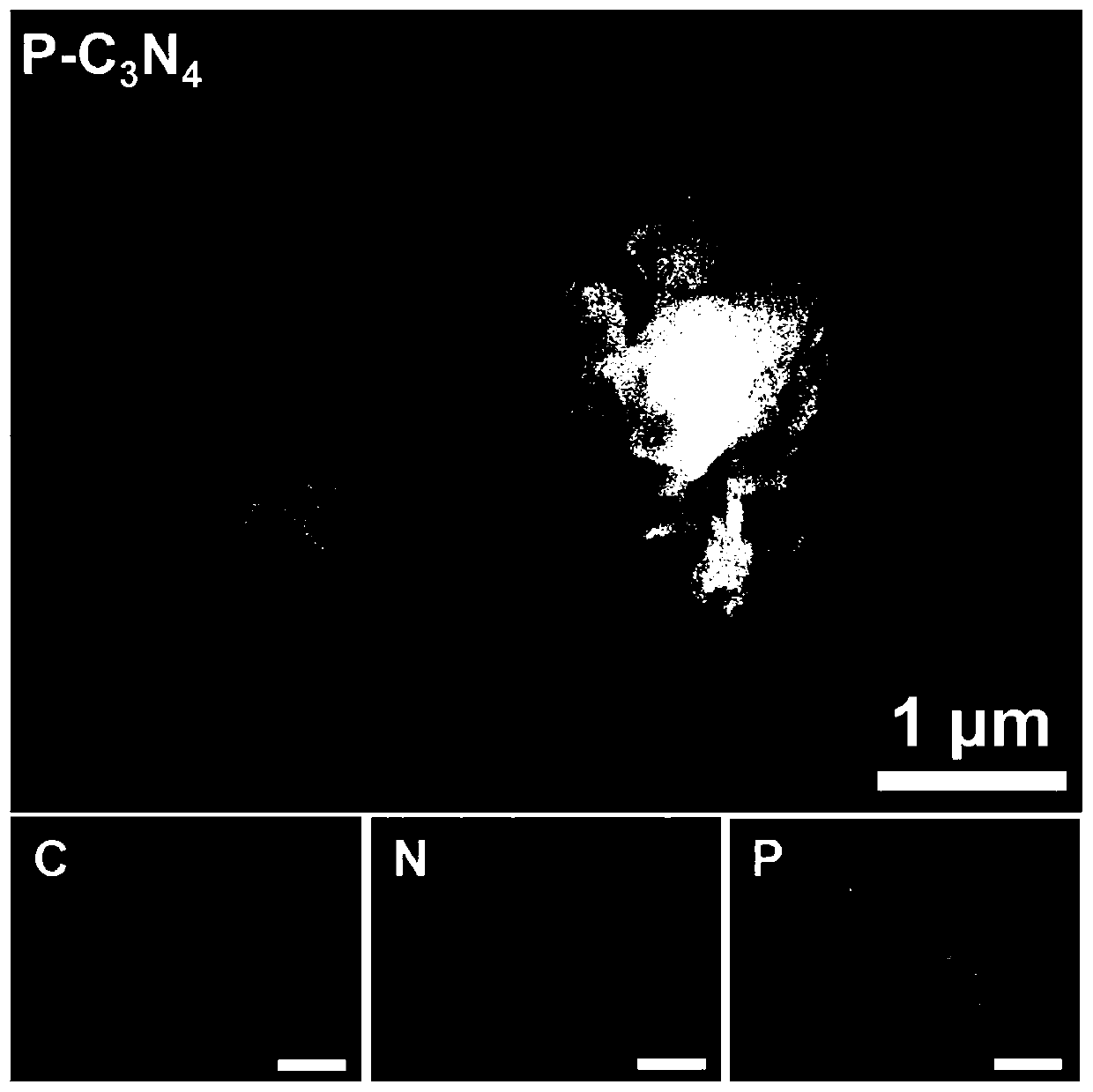 Heterogeneous element doping carbon nitride photocatalytic material, as well as preparation method and application thereof