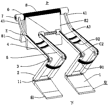 A human body assisting device for cabin welding