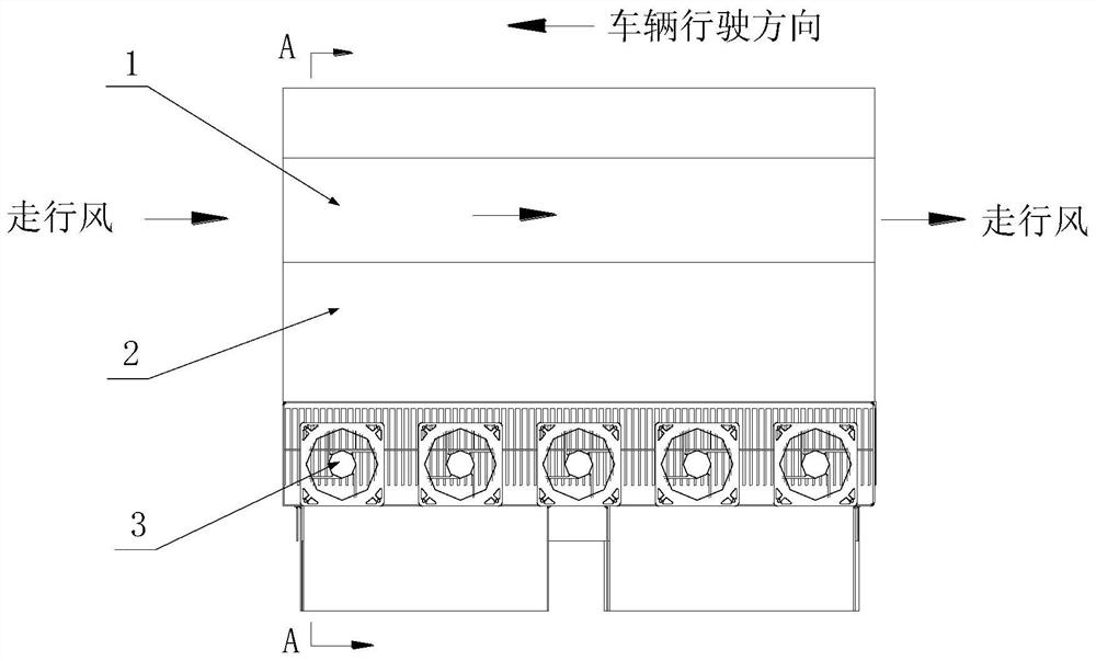 Heat dissipation device and heat dissipation method for vehicle-mounted liquid cooling system