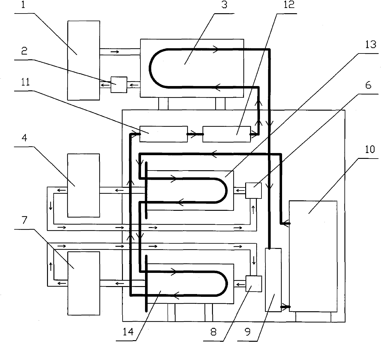 A heat pump hot-water unit for recovering food grade residual heat recovery