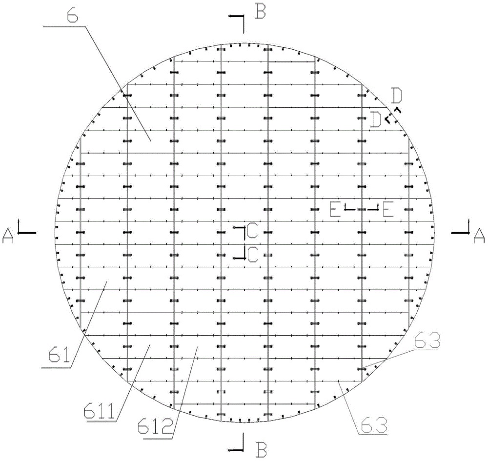 Desulfurizing absorption tower and desulfurizing absorption method