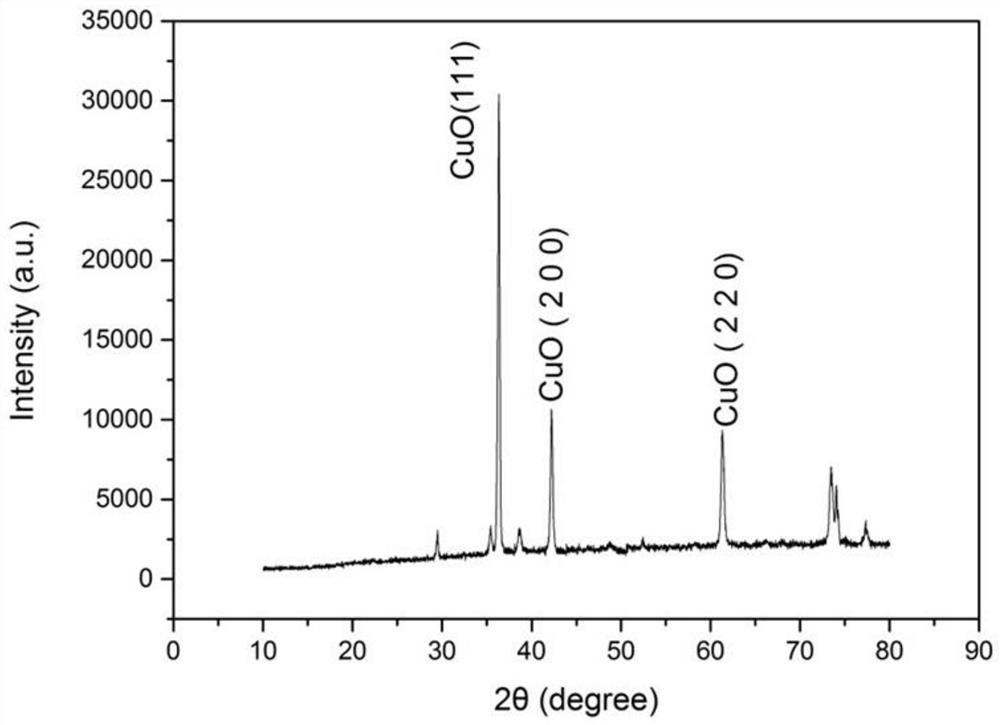 Method for electrochemically detecting hydrogen peroxide based on nano copper oxide modified printed electrode