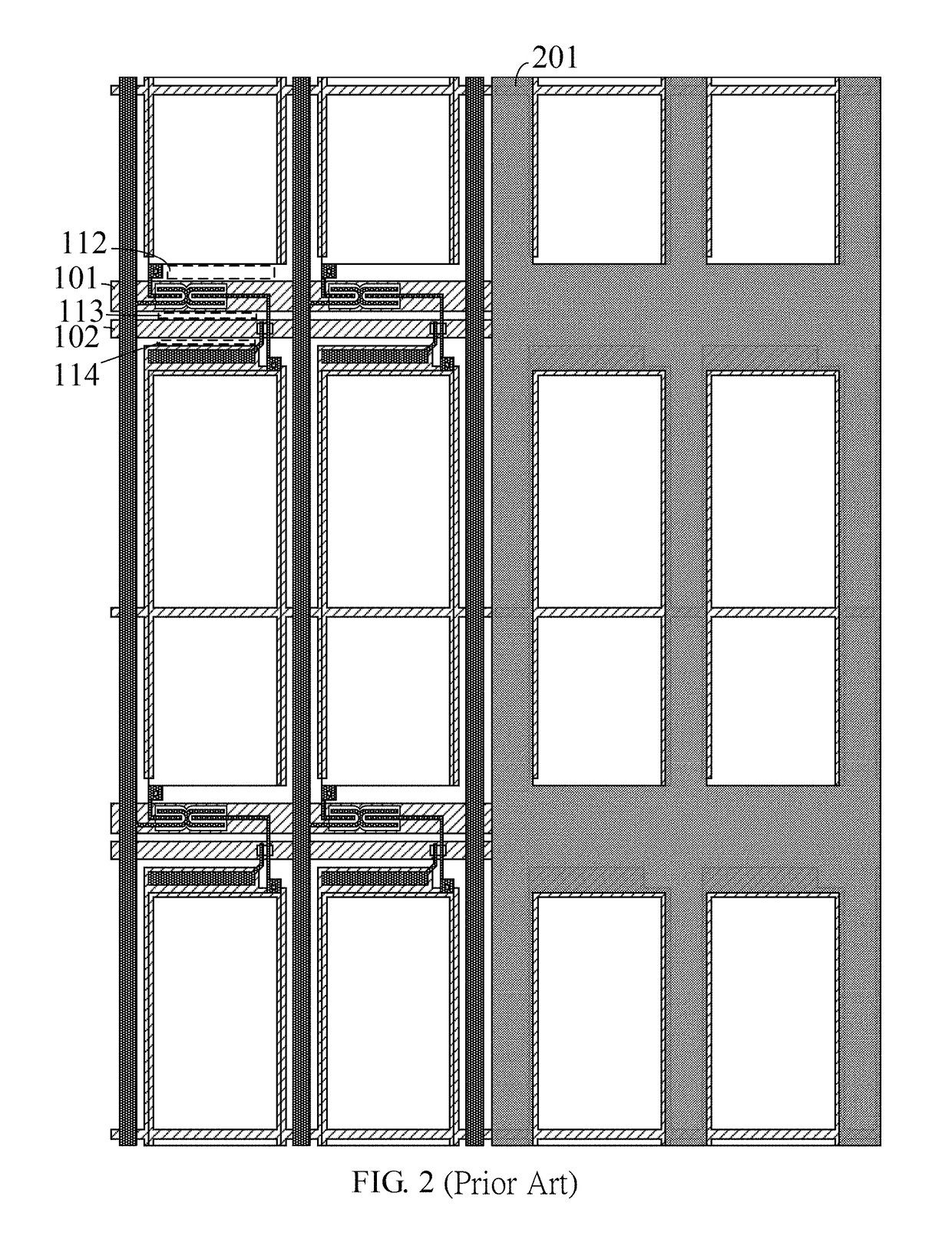 Liquid crystal display for eliminating movable mura