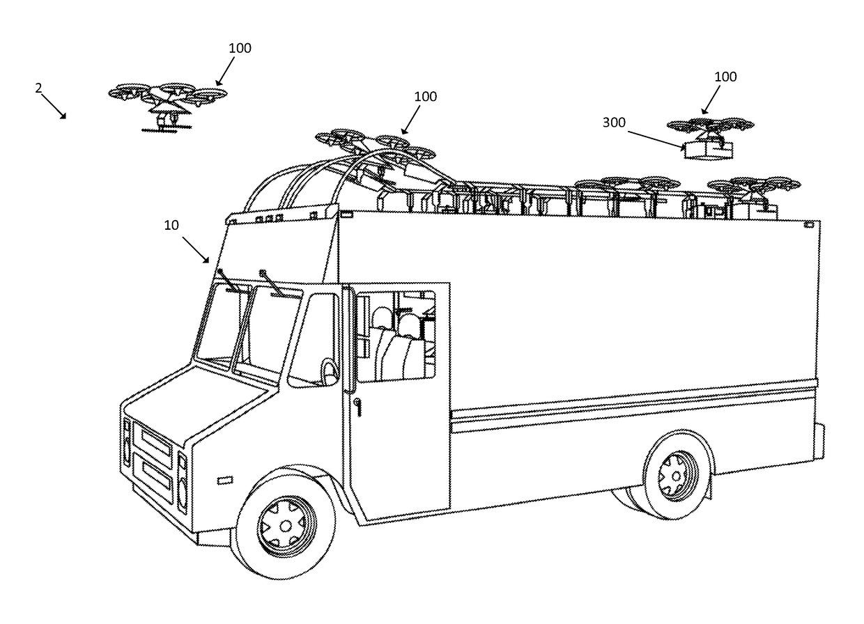 Unmanned aerial vehicle including a removable parcel carrier