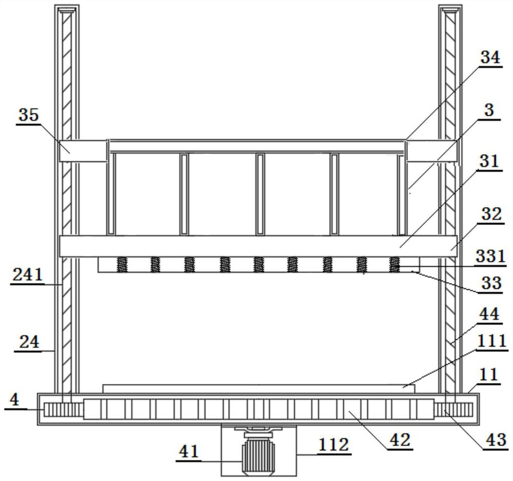 Stable lifting type operating platform for infrastructure construction