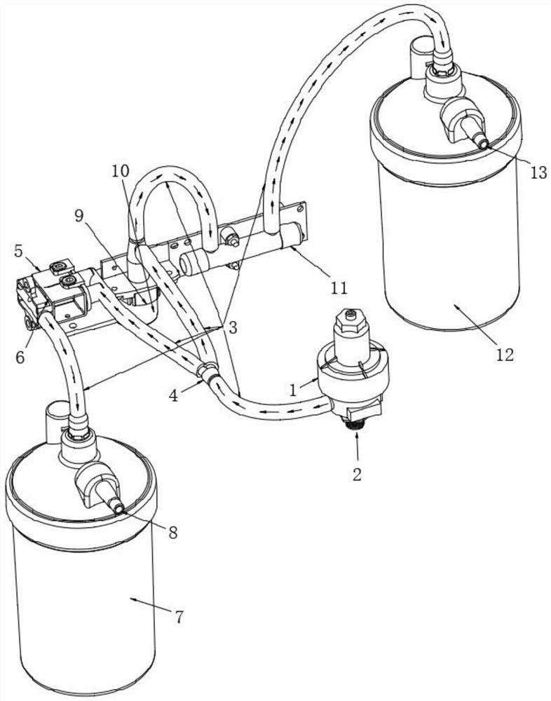 Double-electric-control flow control valve