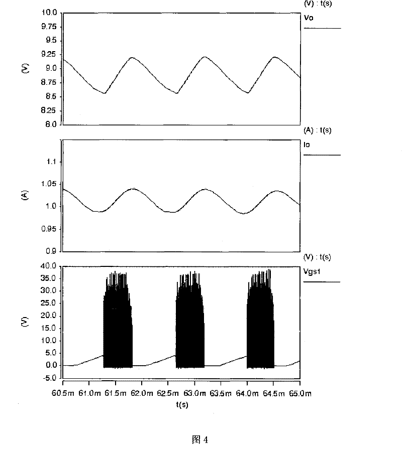 Self-excited oscillation type high power LED constant-current driving circuit
