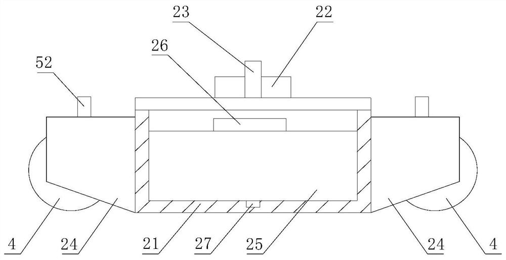 Damper live-line disassembly and assembly robot capable of automatically getting on and off line