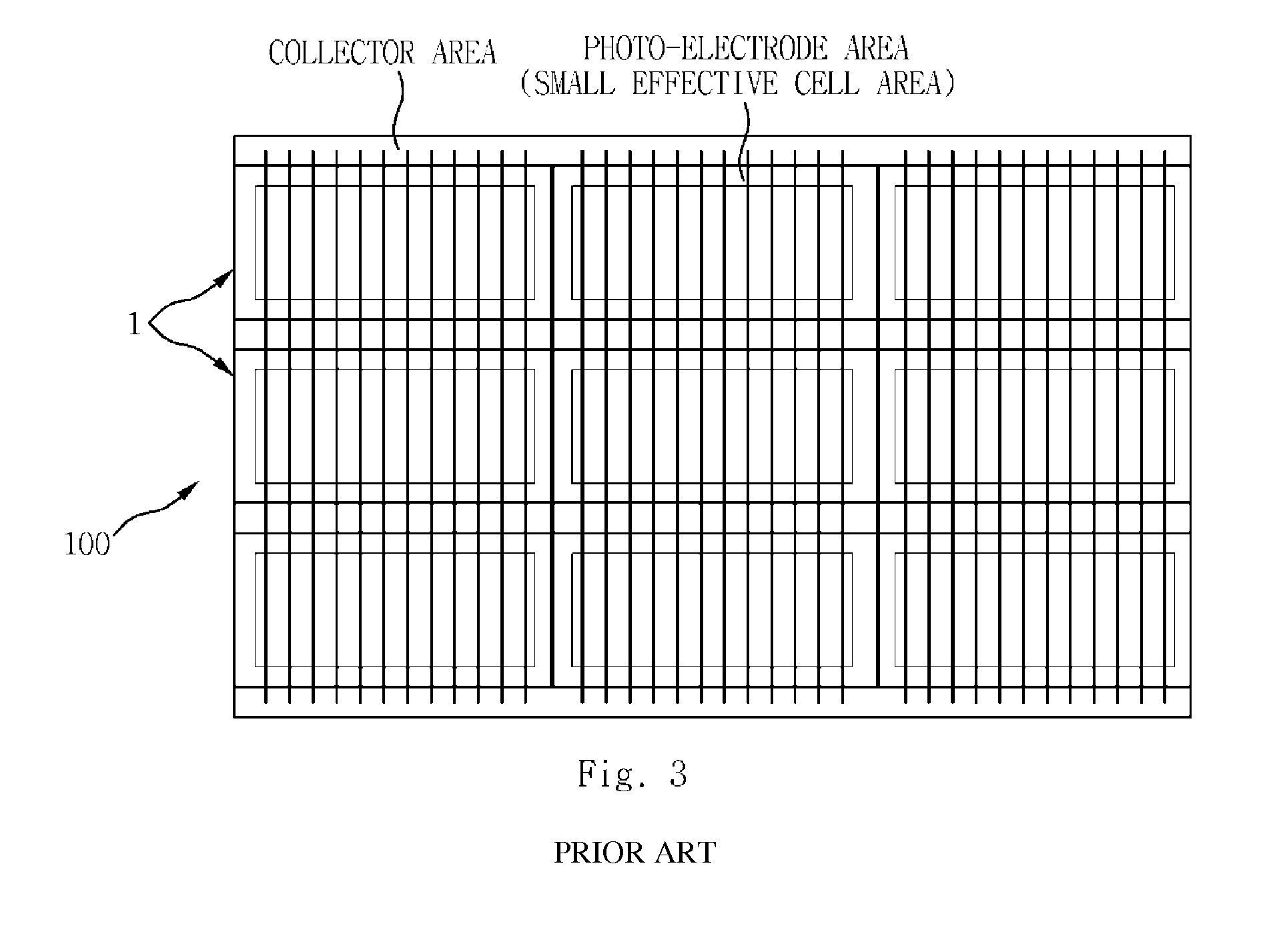 Dye-sensitized solar cell module and method of manufacturing the same