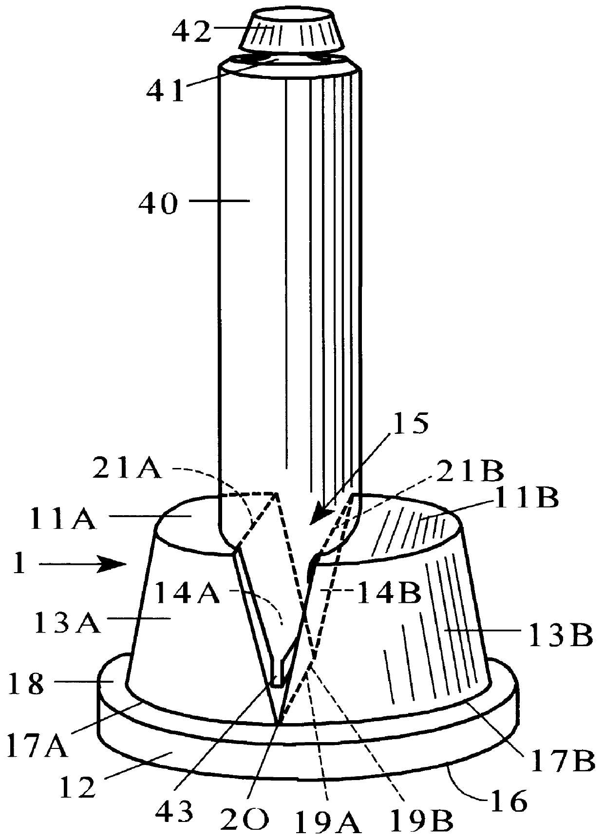 Holder for full or folded collapsible tubes