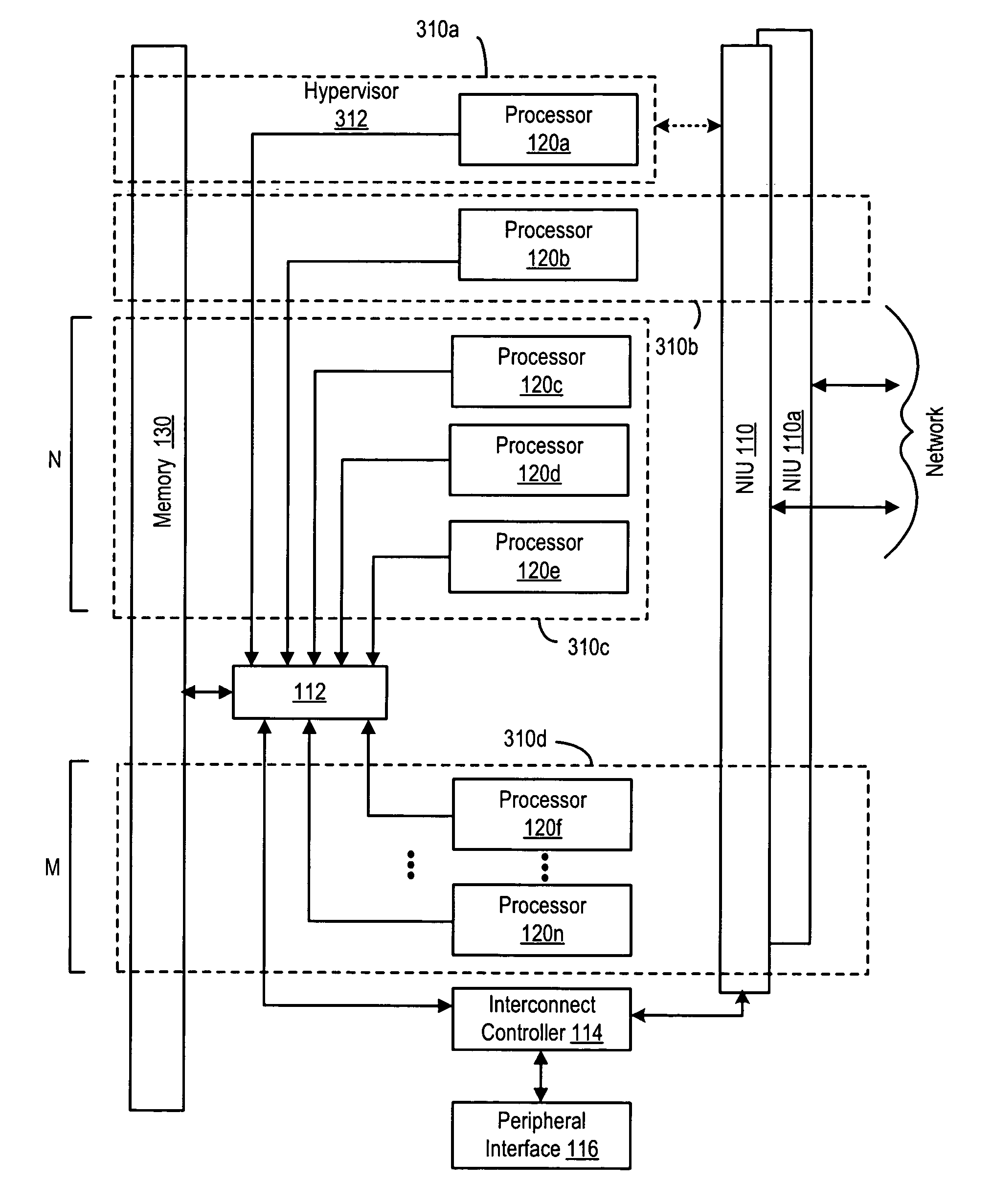 Method and apparatus for arbitrarily mapping functions to preassigned processing entities in a network system