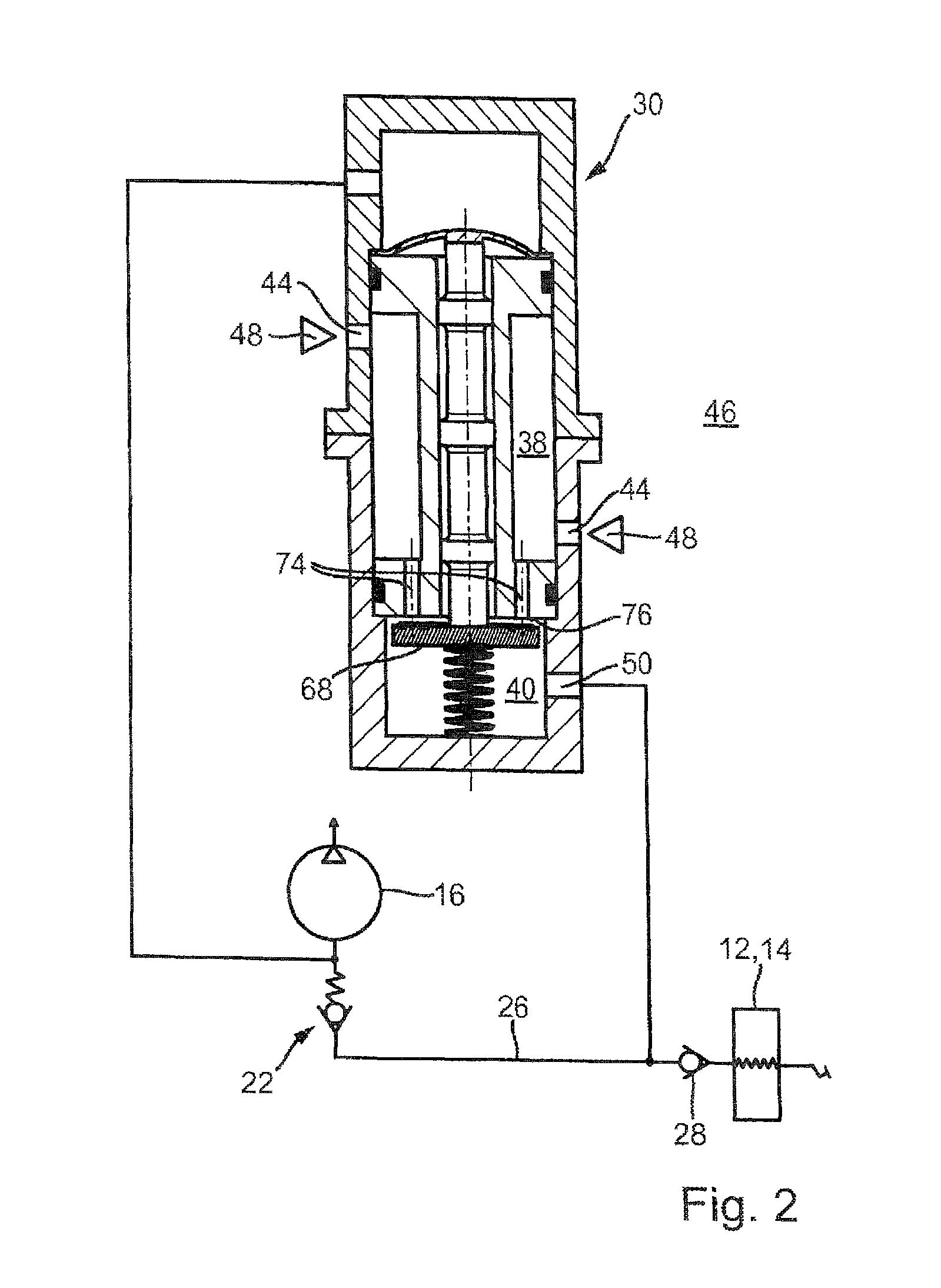 Device for producing and providing a vacuum, and ventilation valve