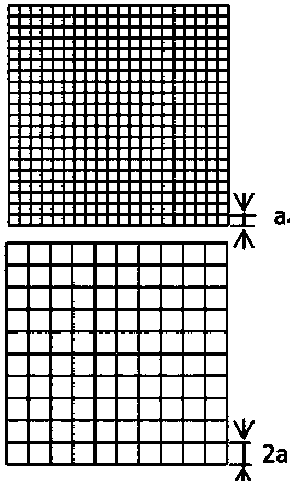 Variable cross-section opening grid supporting structure and generation method thereof
