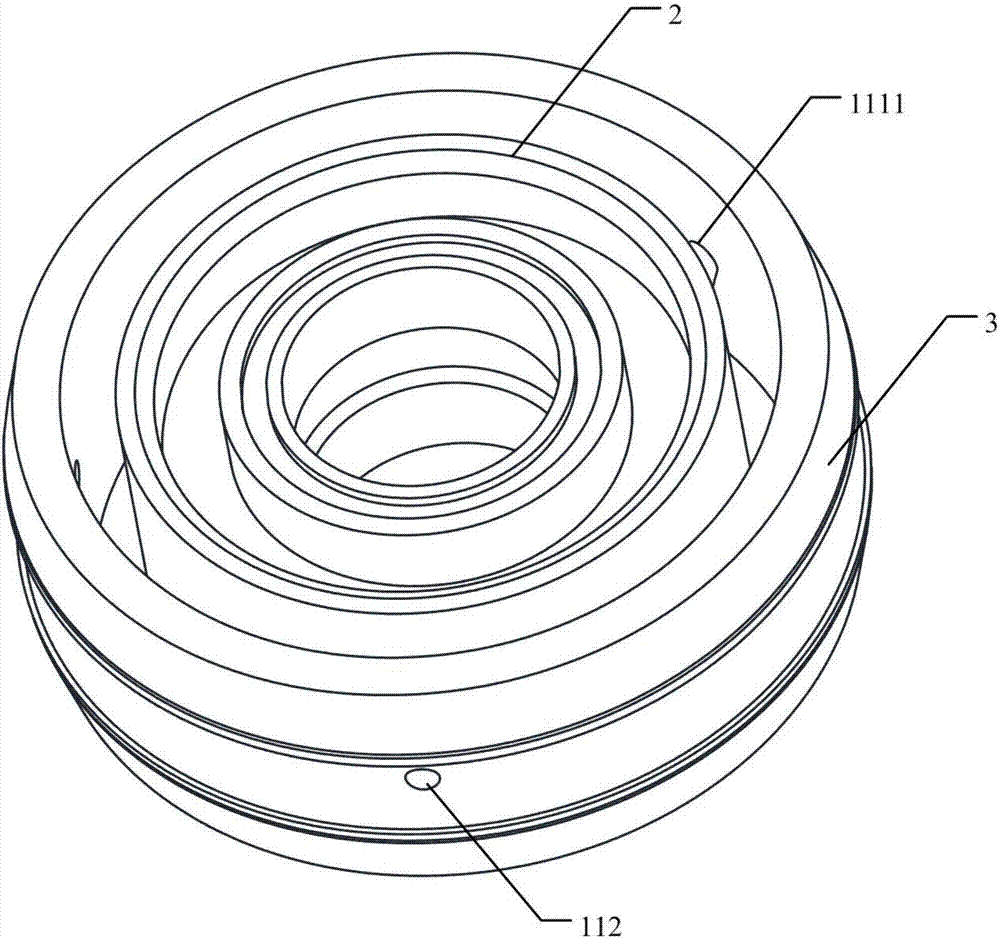 Sandwich bidirectional damping wheel