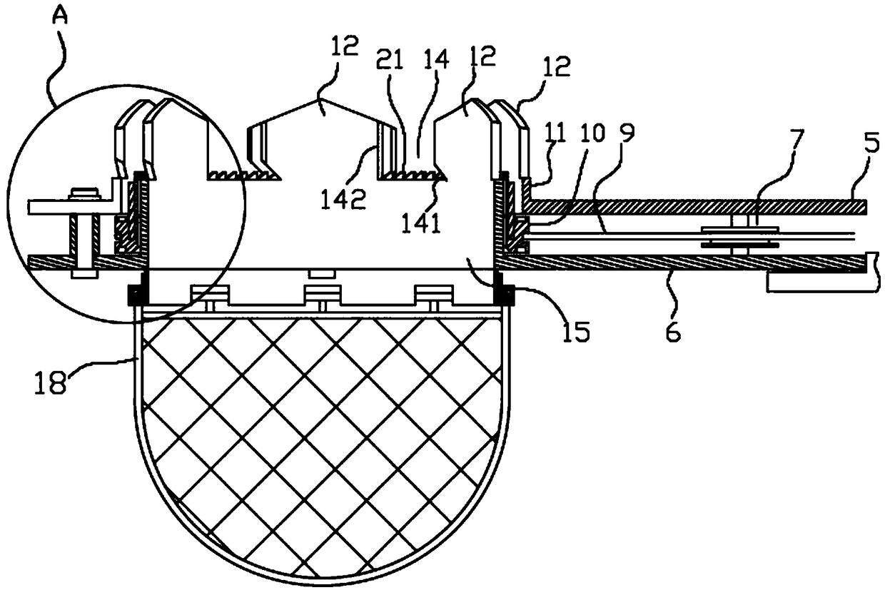 Net bag detachable fruit and branch harvesting and pruning device