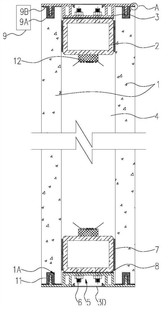 Light-transmitting concrete unit plate and light-transmitting concrete curtain wall system