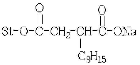 Octenyl succinic acid cannaedulisker starch ester and preparation method thereof