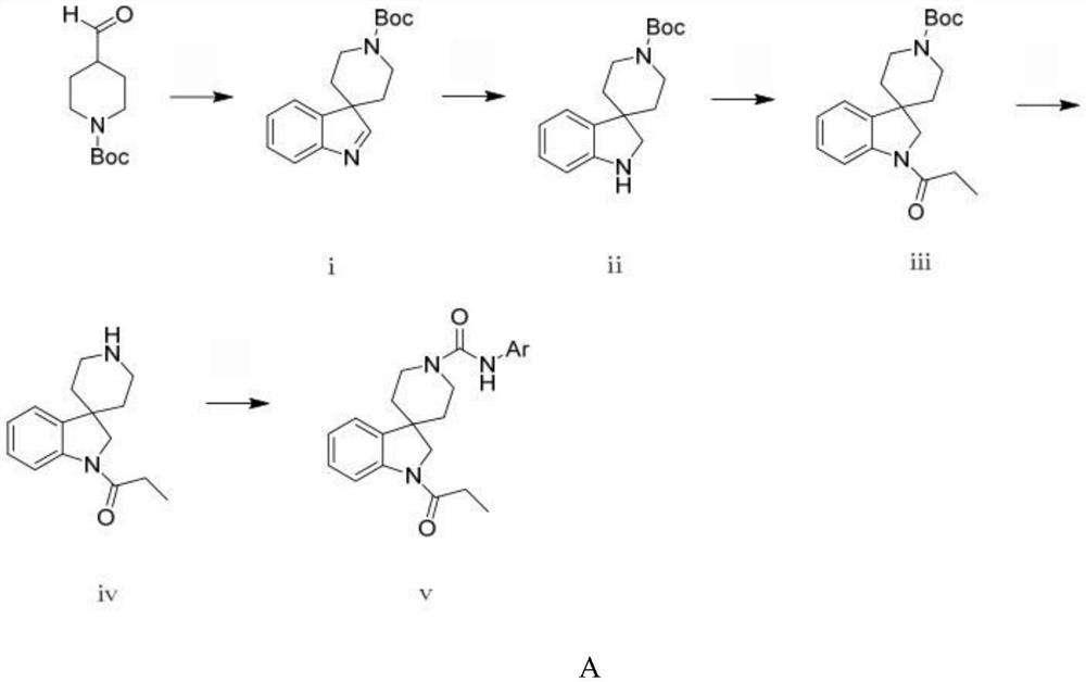 Indoline piperidine urea TRPV1 antagonistic and MOR agonistic double-target drug as well as preparation method and application thereof