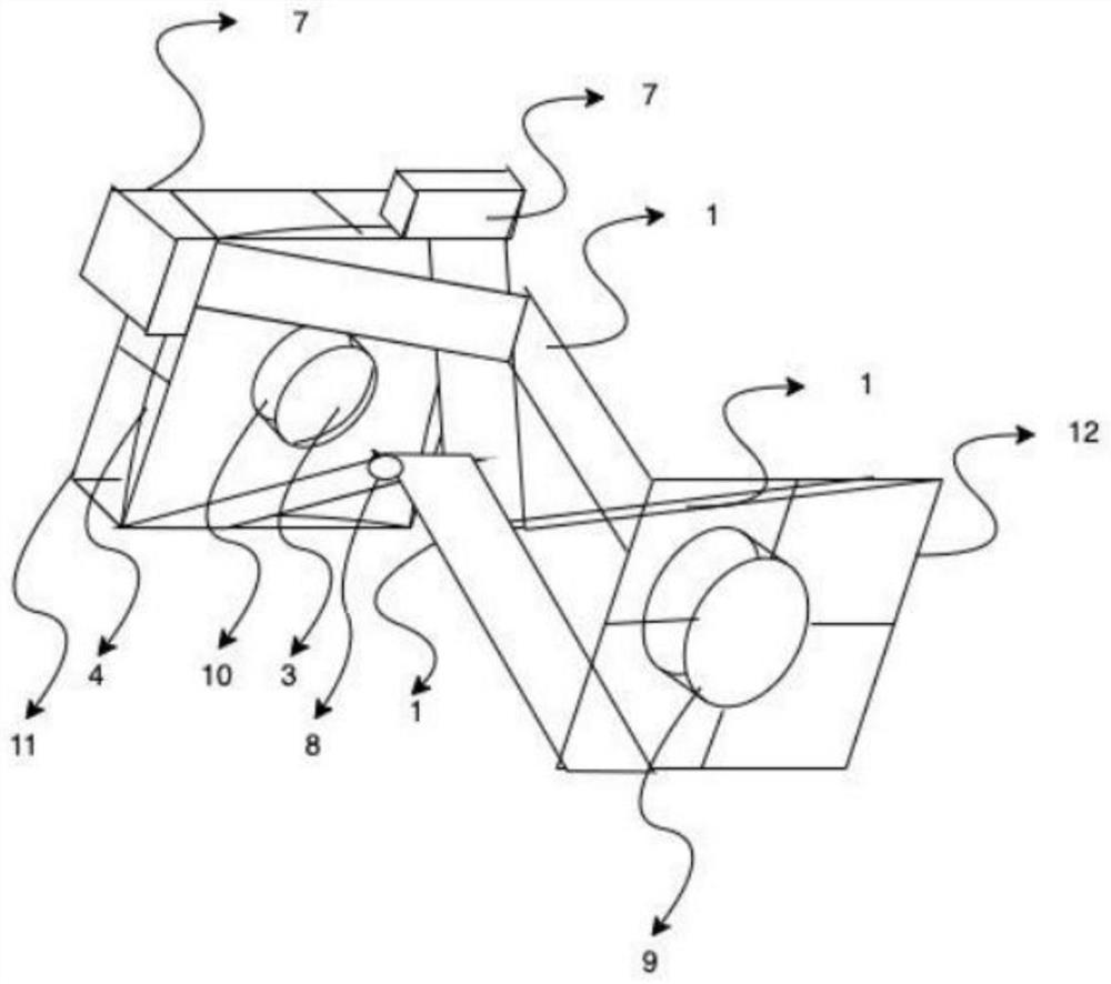 Novel satellite remote sensing camera with folding capability