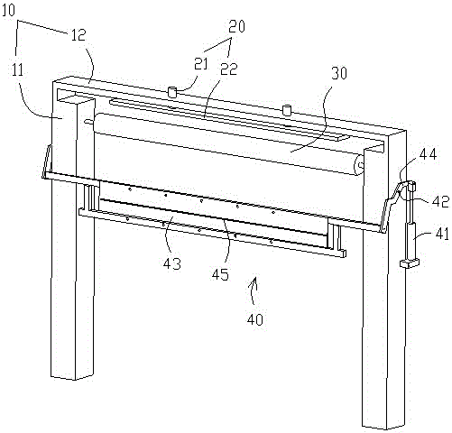 Film connecting device for polarizer cutting machine