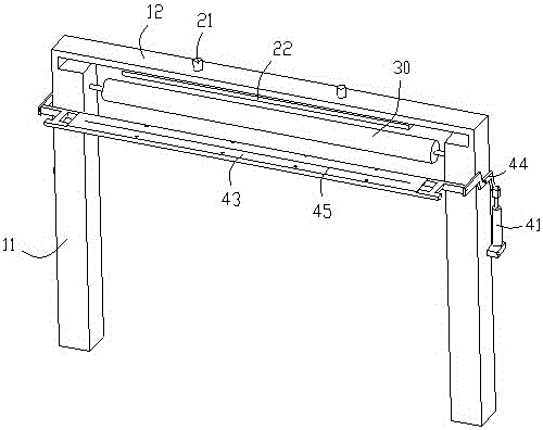 Film connecting device for polarizer cutting machine