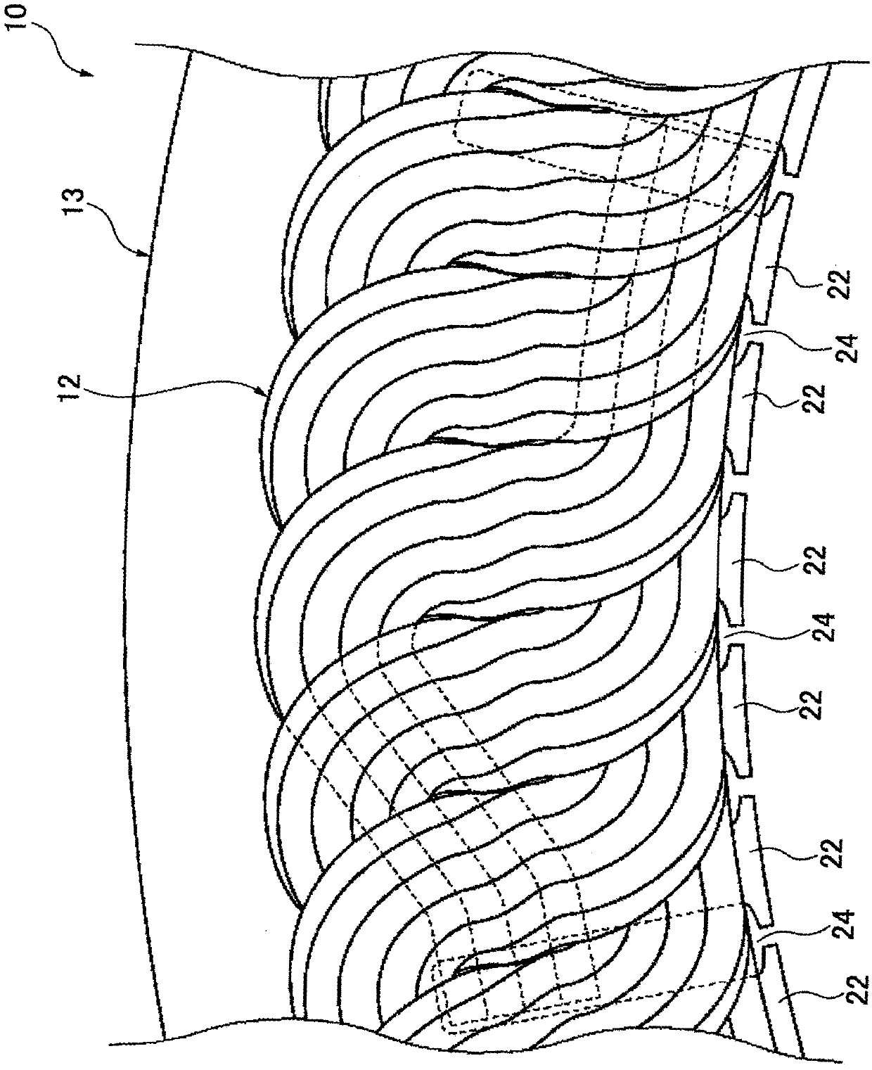 Stator of rotating electric machine