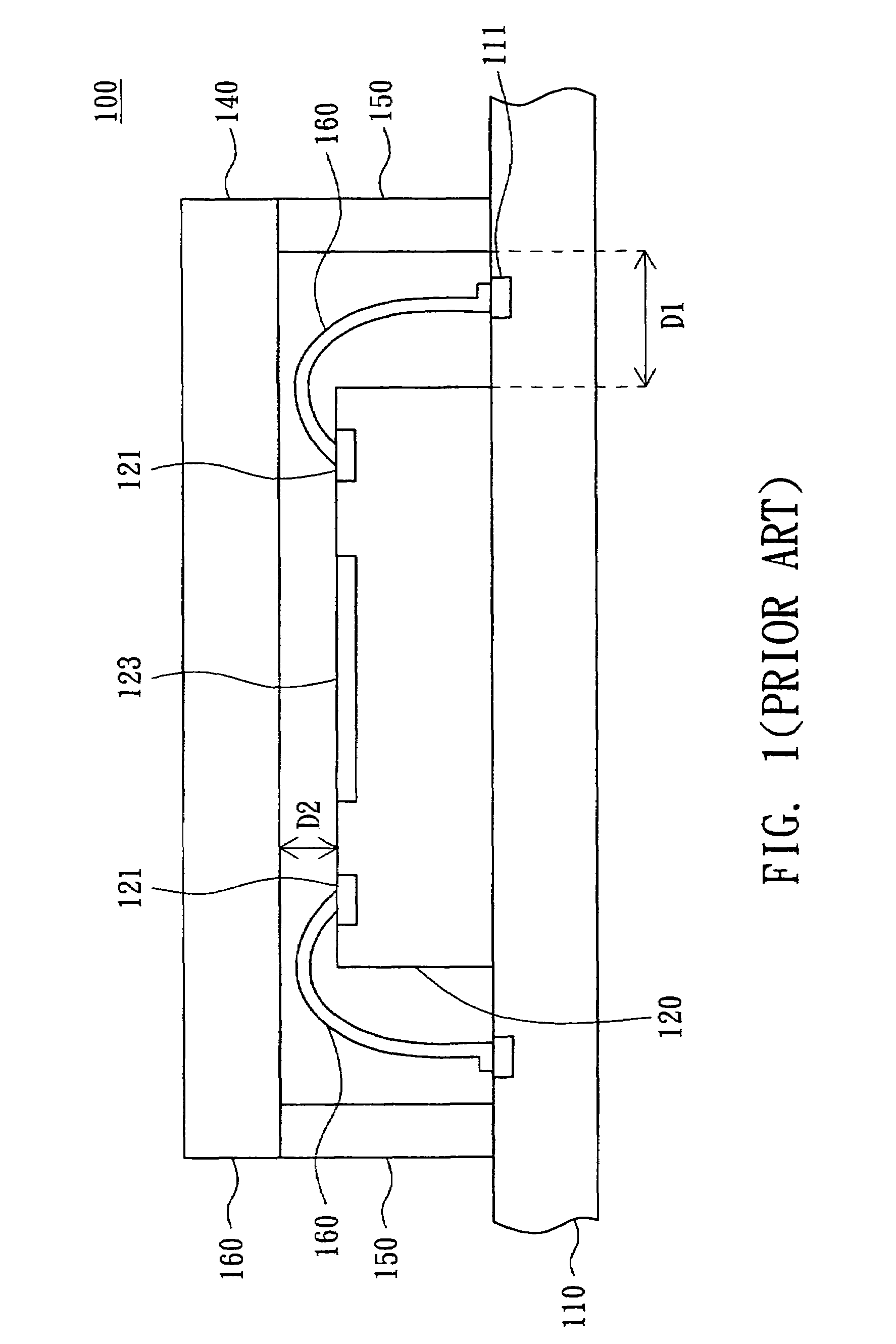 Package optical chip with conductive pillars