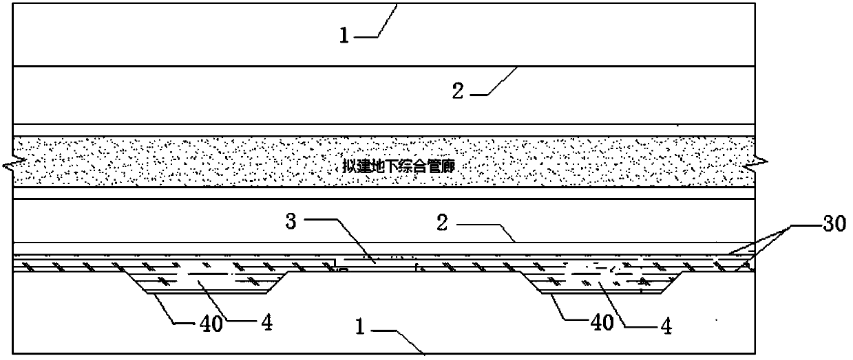 Temporary road construction method of linear engineering