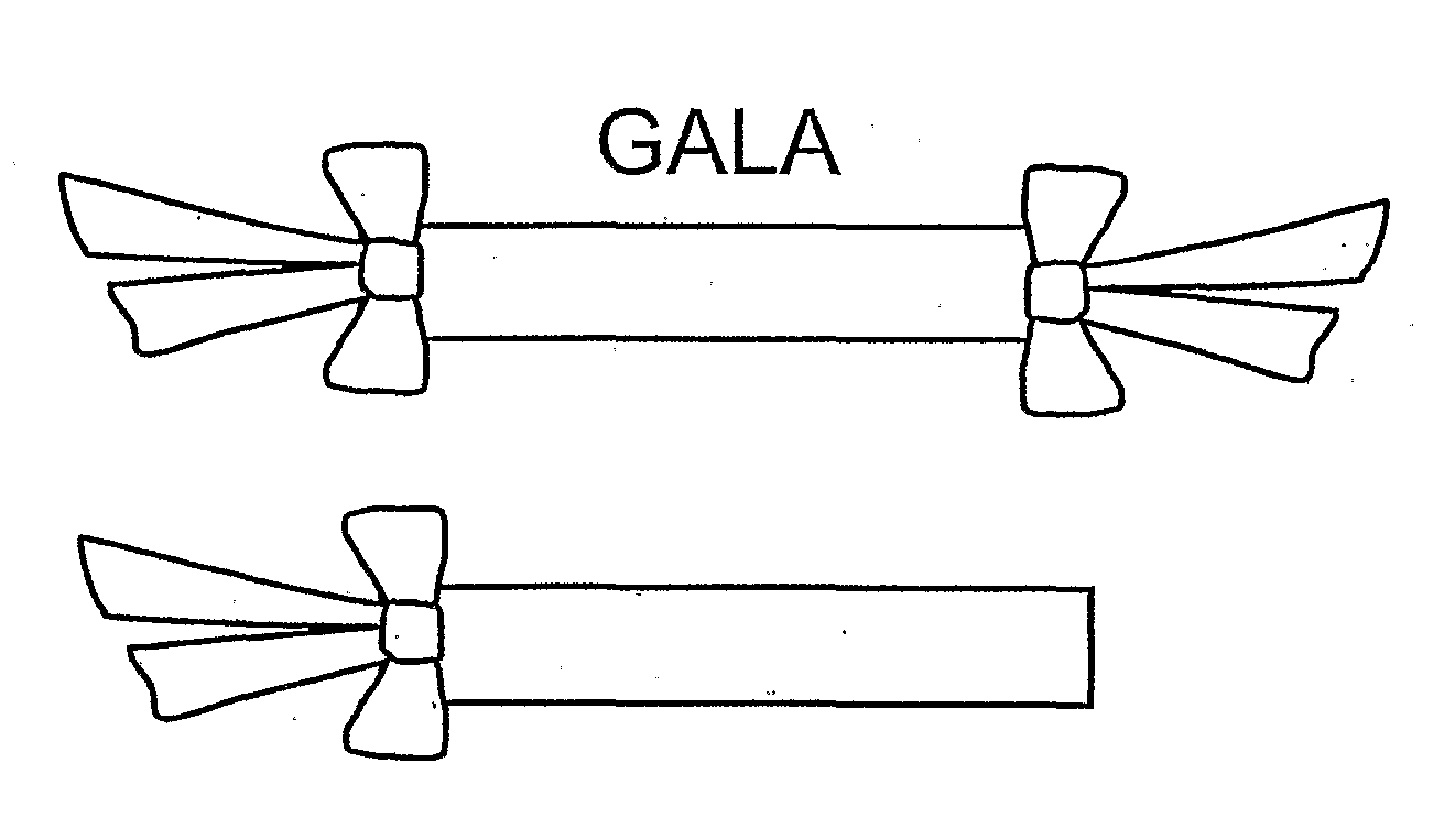 Method and Apparatus to Make Decorative Fastenings for Carrier Bags Containing Gifts, Easy to Apply and of Pleasing Appearance