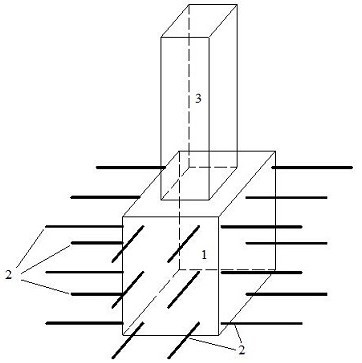 Bridge well digging foundation capable of enlarging soil participation degree